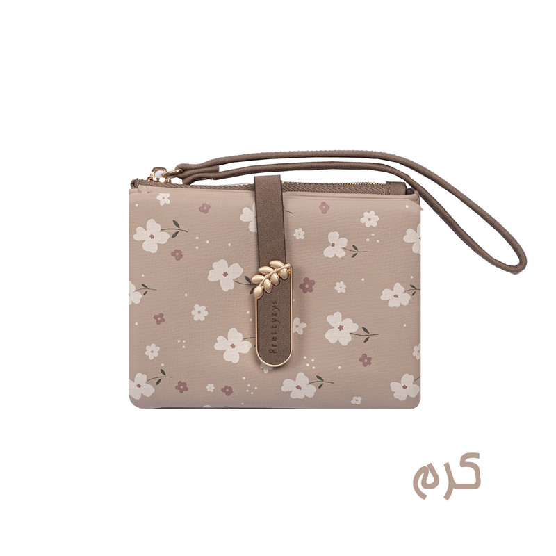 کیف پول زنانه پرتیزس مدل PT24-2164 طرح گل بهاری کد 2020066