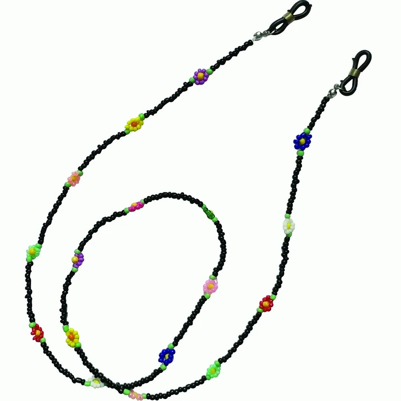 بند عینک زنانه مدل گل بهار کد BE151