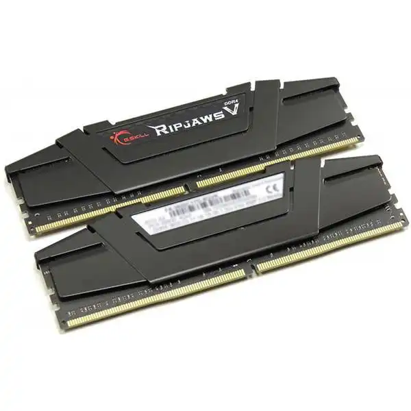 رم کامپیوتر DDR4 دو کاناله 3200 مگاهرتز CL16 جی اسکیل مدل Ripjaws V ظرفیت 16 گیگابایت