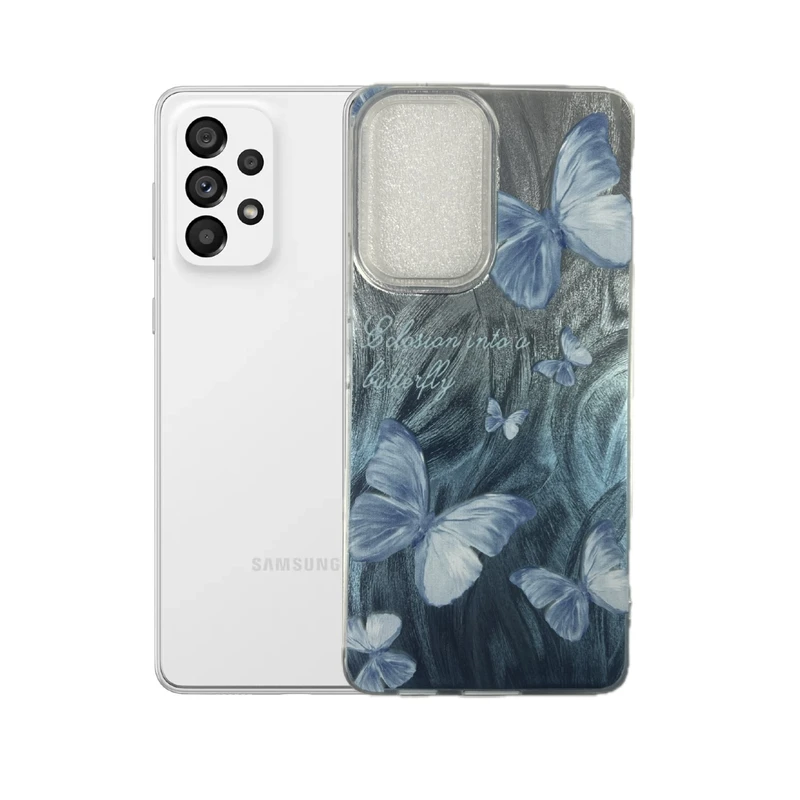 کاور طرح پروانه در مه مناسب برای گوشی موبایل سامسونگ Galaxy A53