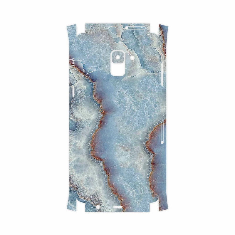 برچسب پوششی ماهوت مدل Blue Ocean Marble-FullSkin مناسب برای گوشی موبایل سامسونگ Galaxy A8 Plus 2018