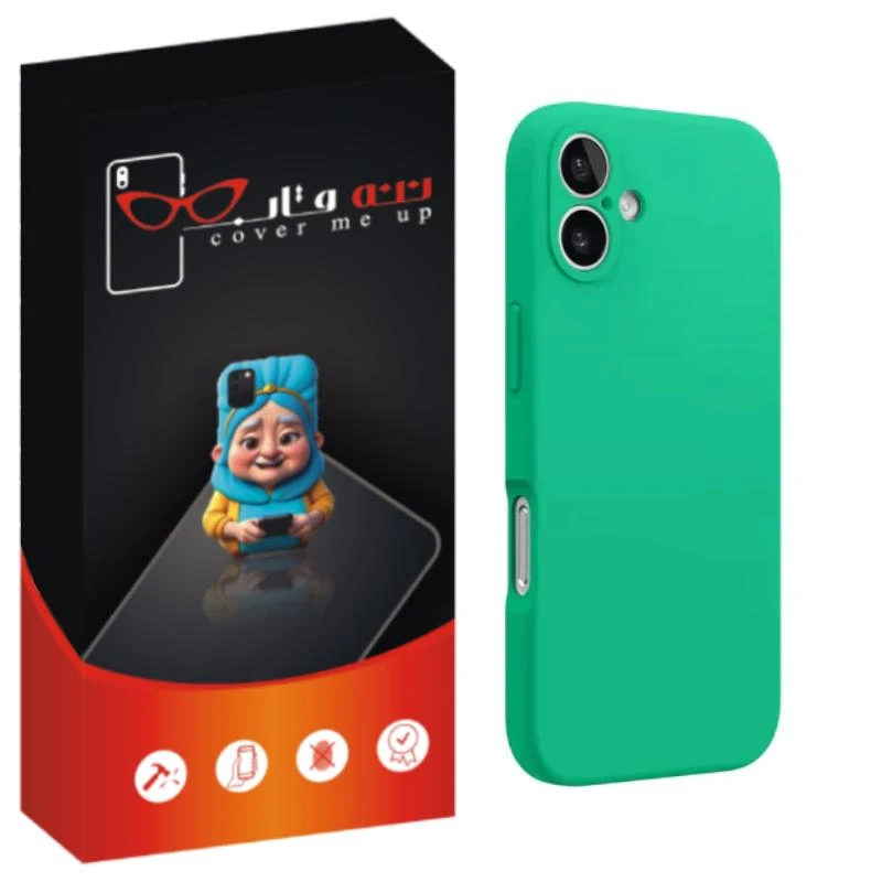 کاور ننه قاب مدل سیلیکونی پاک کنی مناسب برای گوشی موبایل اپل iPhone 16