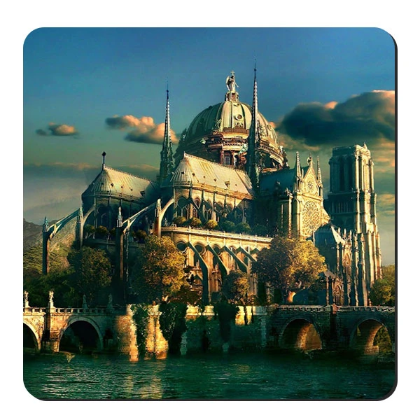 زیر لیوانی طرح نقاشی کلاسیک کد nzl658