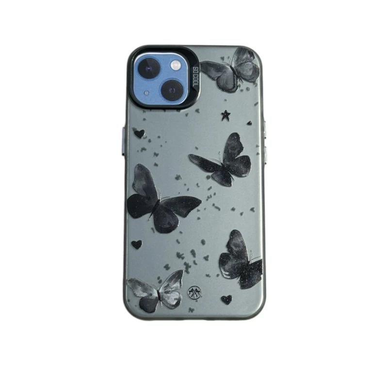 کاور مدل سوکول طرح پروانه کد 49898 مناسب برای گوشی موبایل  اپل Iphone 13