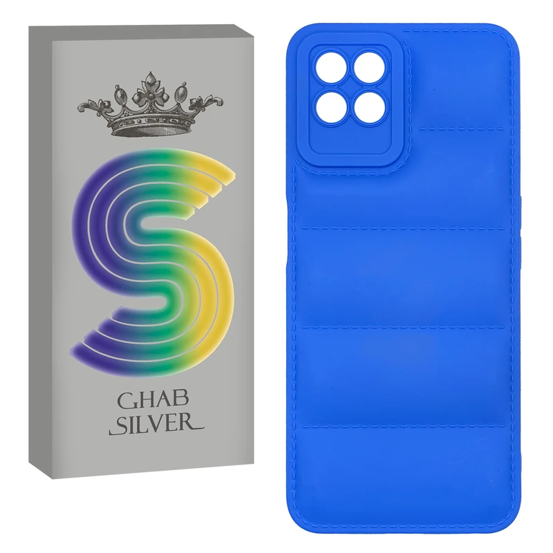 کاور قاب سیلور مدل پافری مناسب برای گوشی موبایل ریلمی Narzo 50