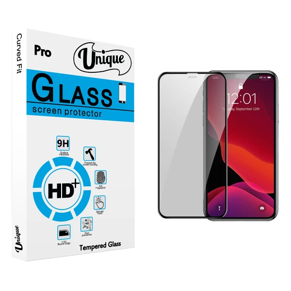 محافظ صفحه نمایش سرامیکی يونيک مدل +Clear مناسب برای گوشی موبایل اپل iPhone 12 Pro Max