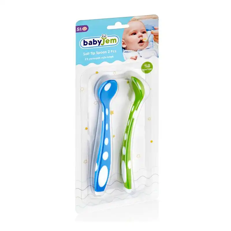 قاشق کودک بی بی جم مدل Bj563.1 بسته 2 عددی