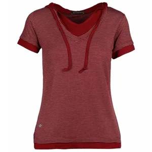 تی شرت کلاه دار آستین کوتاه زنانه مدل Sb-M-1295-n