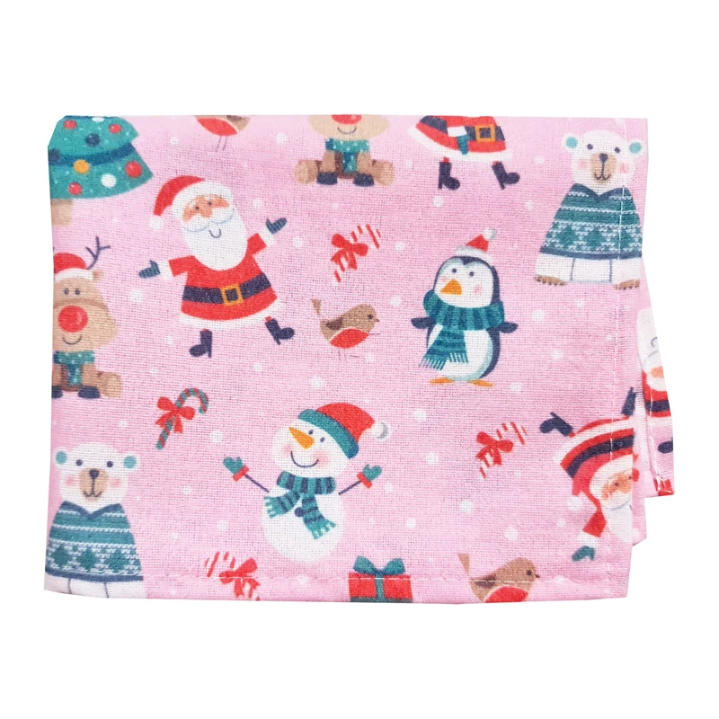 دستمال آشپزخانه طرح زمستانی مدل KTA250706