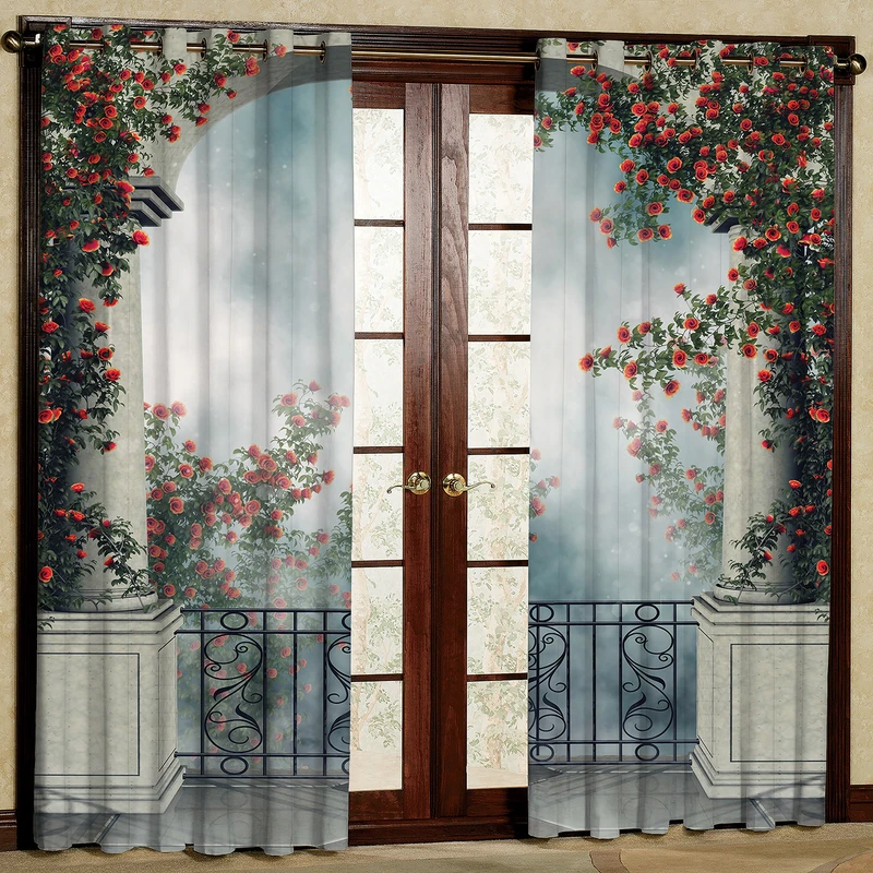 پرده مدل مخمل پانچی کد 2470T2 سایز 200x140 سانتی متر