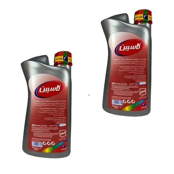 روغن گیربکس کاسپین مدل دکسران III حجم 950 میلی لیتر بسته 2 عددی