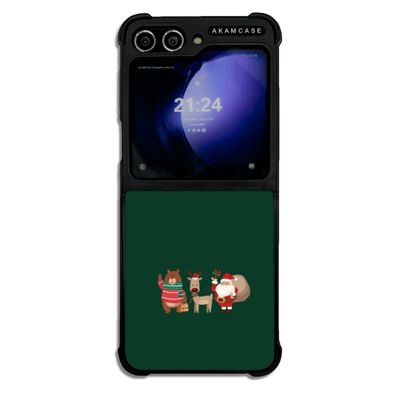 کاور آکام مدل AMCWSGZFLIP5-CHRISTMAS3 مناسب برای گوشی موبایل سامسونگ Galaxy Z Flip 5
