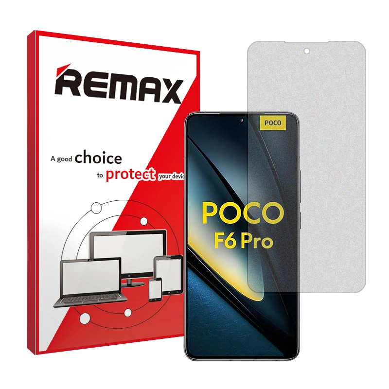 محافظ صفحه نمایش مات ریمکس مدل Resistant مناسب برای گوشی موبایل شیائومی Poco F6 Pro