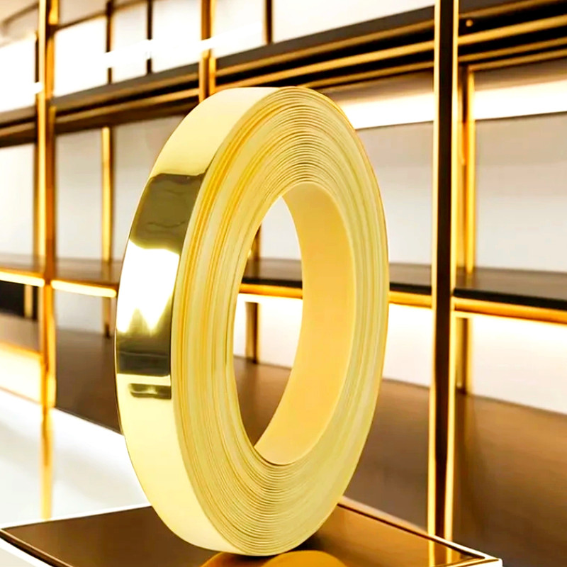 نوار پی وی سی مدل طلایی براق 1×20 رول 10 متری