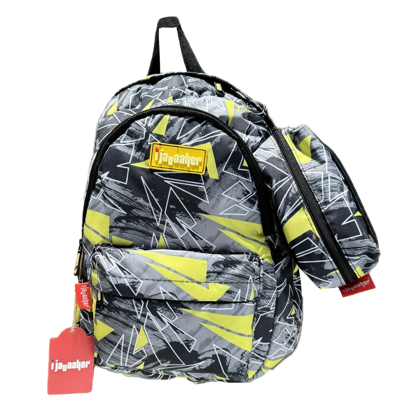 کوله پشتی مدرسه آی جواهر مدل X6 به همراه جامدادی