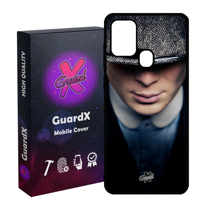 کاور گارد ایکس طرح Peaky Blinders مدل Glass10185 مناسب برای گوشی موبایل سامسونگ Galaxy A21s