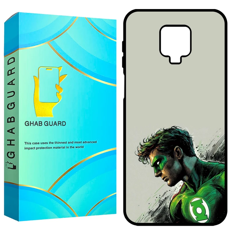 کاور قاب گارد طرح گرین لترن مدل GCHPN9S مناسب برای گوشی موبایل شیائومی Redmi Note 9S / Redmi Note 9 Pro / Redmi Note 9 Pro Max