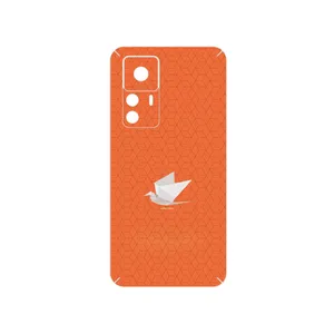 MAHOOT Minimalist origami bird Cover Sticker for Xiaomi 12T