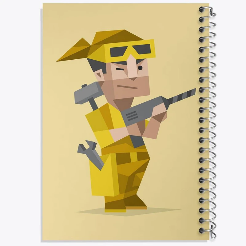 دفتر لیست خرید 50 برگ خندالو طرح تایپ شخصیتی چیره دست ISTP کد 7716