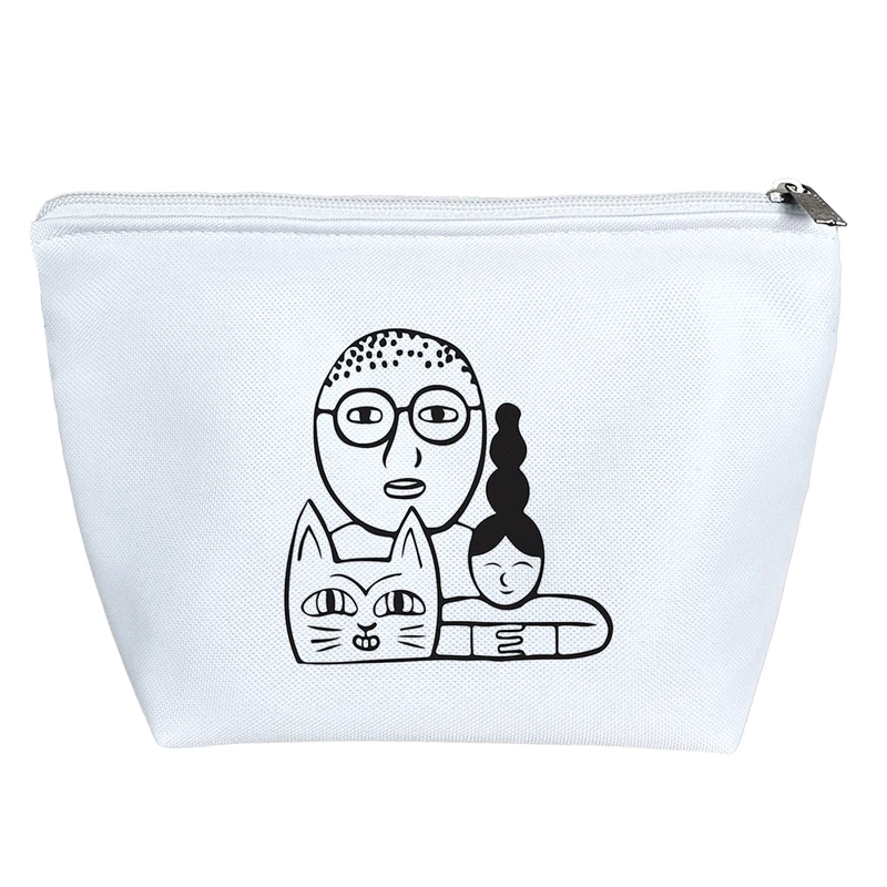 کیف لوازم آرایش دخترانه خندالو مدل گربه و دوستان کد 9132