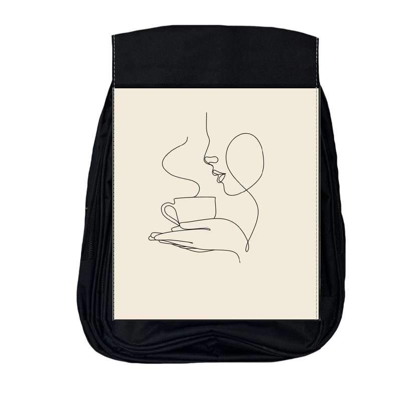 کوله پشتی مدرسه مدل لاین آرت کد m2