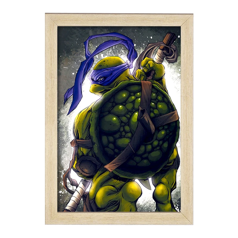 تابلو خندالو مدل داناتلو لاکپشت های نینجا  کد 13204