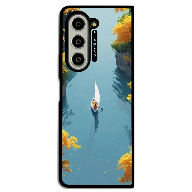 کاور آکام مدل AMC-WSGZFOLD5-NATURE-16 مناسب برای گوشی موبایل سامسونگ Galaxy Z Fold 5