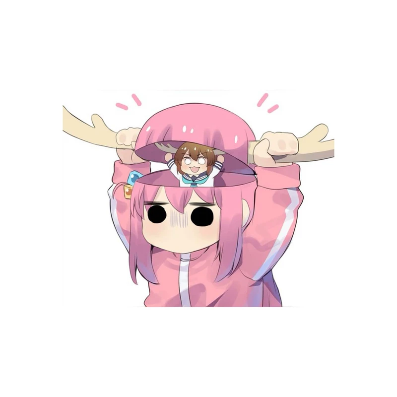 استیکر لپ تاپ و موبایل مدل انیمه طرح نوکوتان دوست گوزن من نوکو شیکانوکو My Deer Friend Nokotan Noko Shikanoko کد 3663