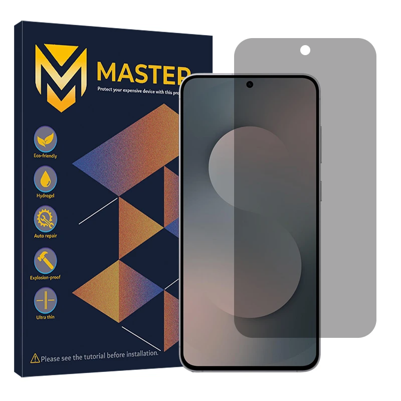 محافظ صفحه نمایش حریم شخصی مستر مدل Resistant مناسب برای گوشی موبایل سامسونگ Galaxy S25 FE