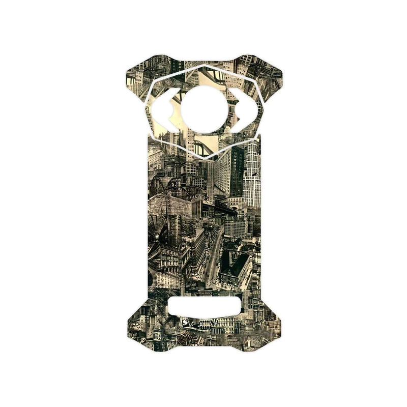 برچسب پوششی ماهوت مدل Collage of Skyscraper مناسب برای گوشی موبایل دوجی S98 Pro