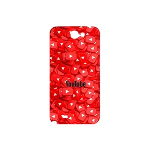 MAHOOT Youtube Cover Sticker for Samsung Galaxy Note 2