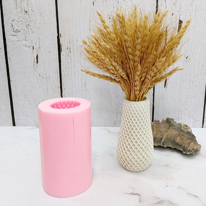 قالب شمع مدل ست دکوری طرح مشبک مجموعه 5 عددی