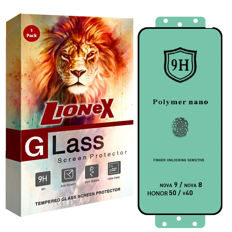 محافظ صفحه نمایش نانو لایونکس مدل POLYMER مناسب برای گوشی موبایل آنر 50