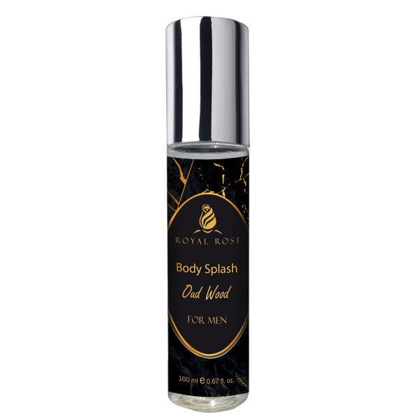 بادی اسپلش مردانه رویال رز مدل oud wood حجم 160 میلی لیتر مجموعه 2 عددی بادی اسپلش مردانه رویال رز مدل oud wood حجم 160 میلی لیتر مجموعه 2 عددی