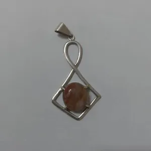 آویز گردنبند نقره زنانه مدل پارلا کد A101