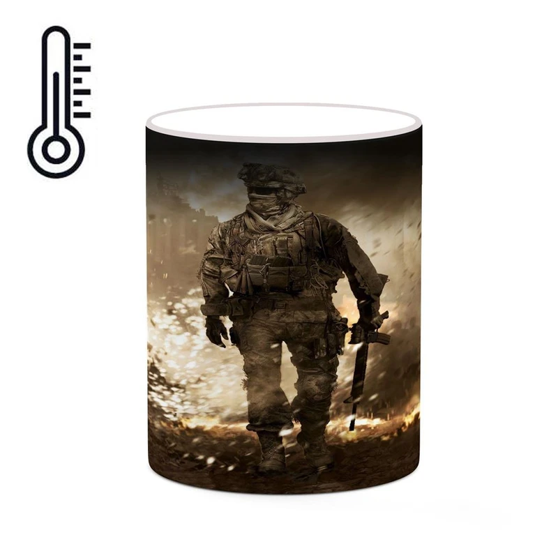 ماگ حرارتی کاکتی مدل بازی Call Of Duty 4ː Modern Warfare کد mgh27804