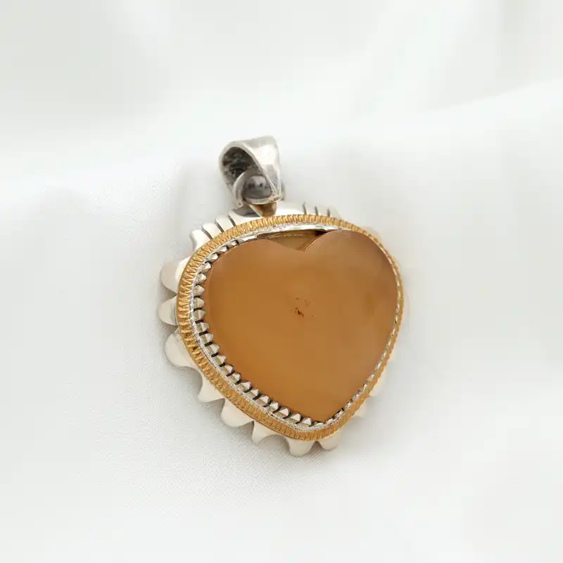 گردنبند نقره زنانه مدل عقیق کد SP-05