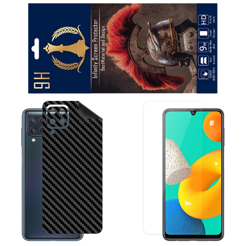برچسب پوششی اینفینیتی مدل FC مناسب برای گوشی موبایل سامسونگ Galaxy M32 4G به همراه محافظ صفحه نمایش