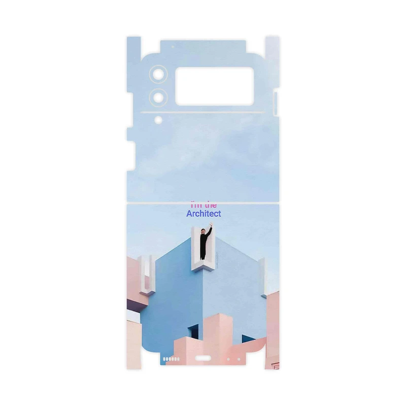 برچسب پوششی ماهوت مدل Architecture-FullSkin مناسب برای گوشی موبایل سامسونگ Galaxy Z Flip3 5G