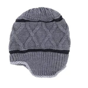 کلاه بافتنی پسرانه ونوس کد 94 رنگ طوسی