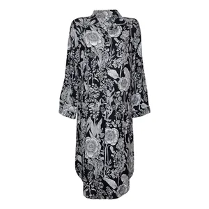 مانتو زنانه مدل گلدار نخی