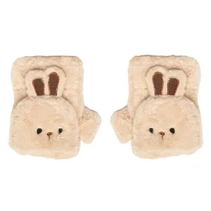 دستکش زنانه مدل پولیشی طرح خرگوش کد 915002813