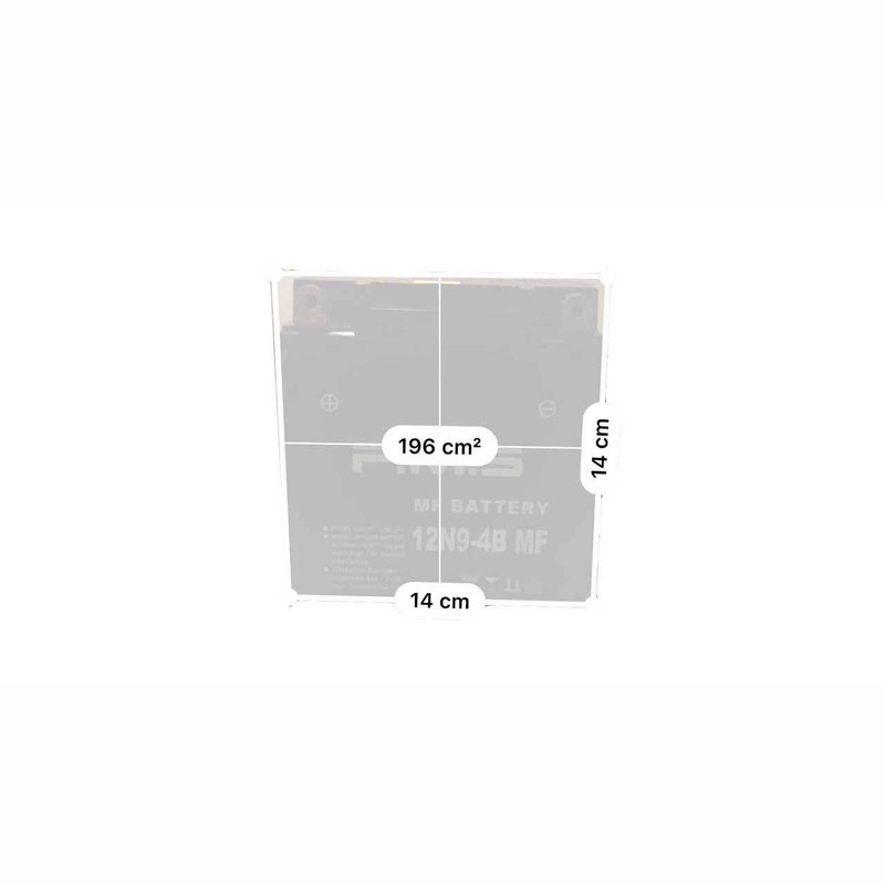 باتری موتور سیکلت پی ام اس مدل 129h