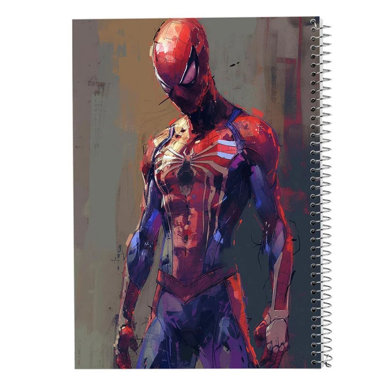 دفتر ژورنال نویسی 50 برگ مدوپد مدل نقطه ای طرح مردعنکبوتی کد DF15044