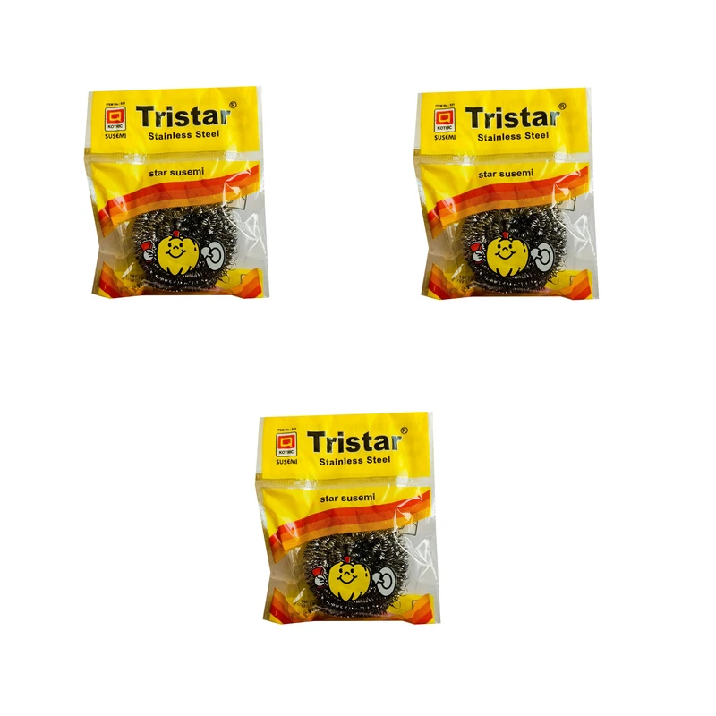 سیم ظرفشویی تریستار مدل TR بسته 3 عددی