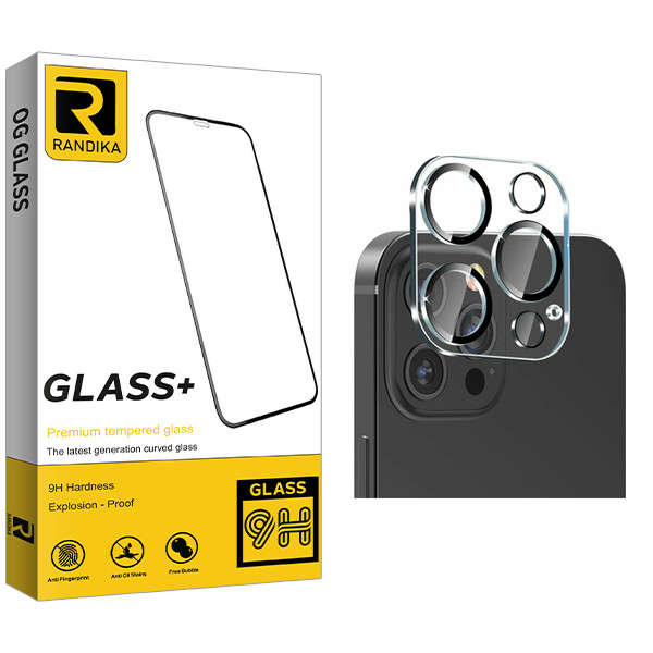 محافظ لنز دوربین راندیکا مدل Randika Glass FLL مناسب برای گوشی موبایل اپل iPhone 13 ProMax