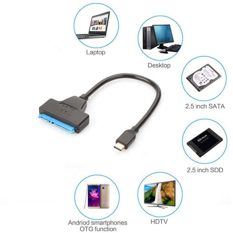 مبدل ساتا به USB-C مدل TC 3