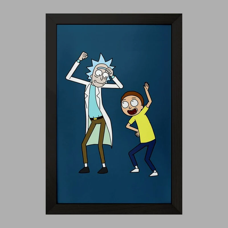 تابلو خندالو مدل انیمیشن ریک و مورتی Rick and Mort کد 26593