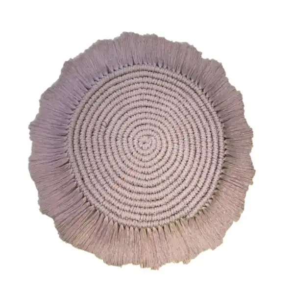 رومیزی بافتنی مدل مکرومه کد 005