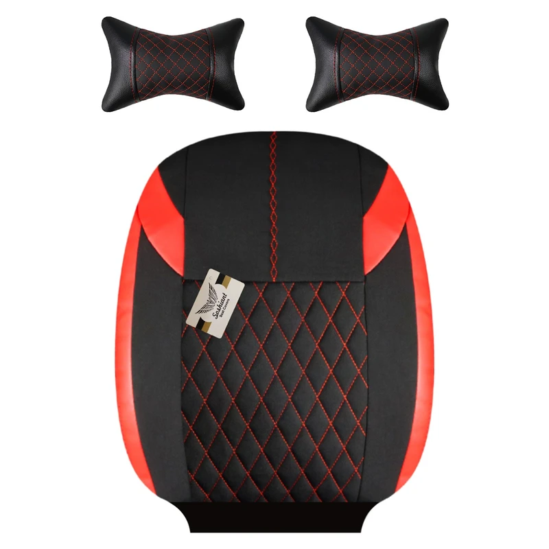 ست کامل روکش صندلی خودرو سوشیانت مدل گندم مناسب برای تارا به همراه پشت گردنی